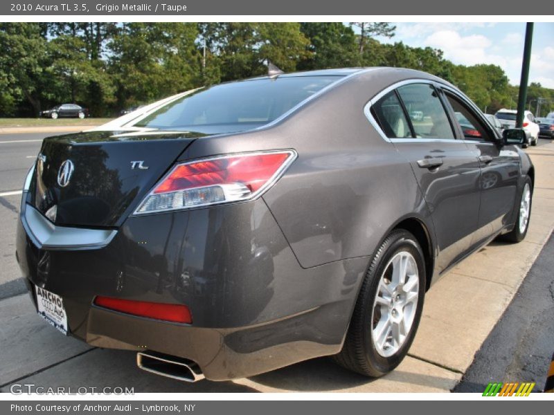 Grigio Metallic / Taupe 2010 Acura TL 3.5