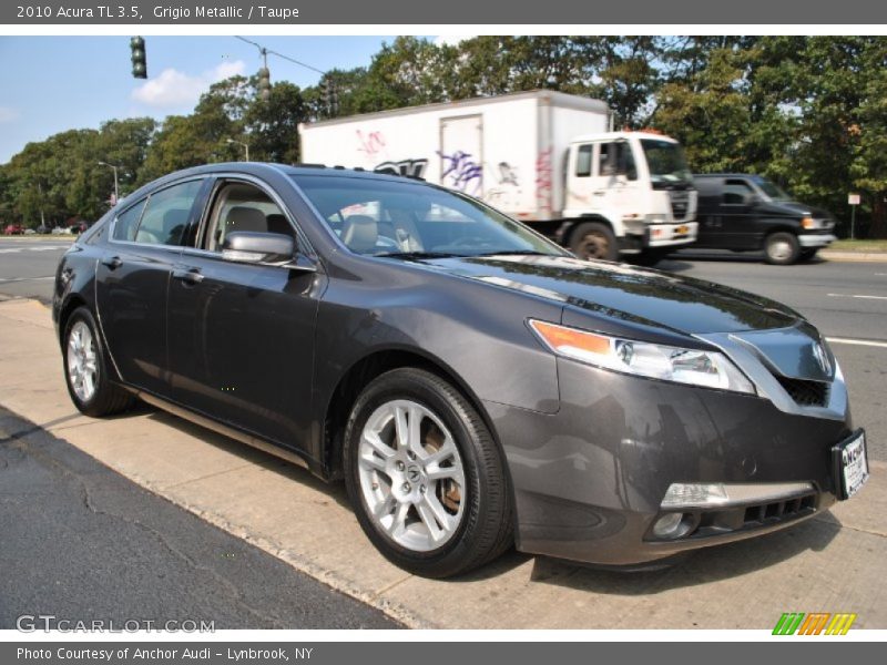 Grigio Metallic / Taupe 2010 Acura TL 3.5