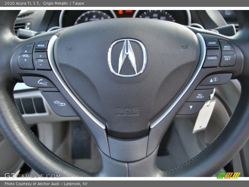 Grigio Metallic / Taupe 2010 Acura TL 3.5