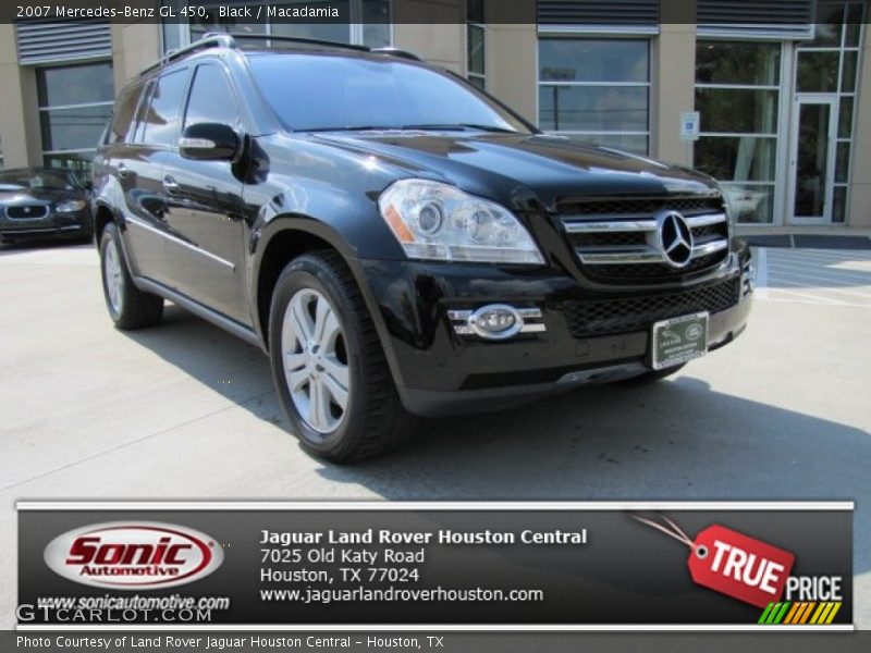 Black / Macadamia 2007 Mercedes-Benz GL 450