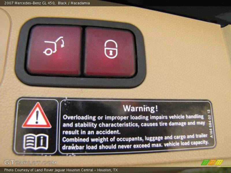 Black / Macadamia 2007 Mercedes-Benz GL 450