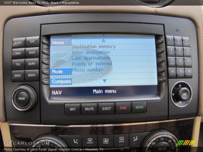 Black / Macadamia 2007 Mercedes-Benz GL 450