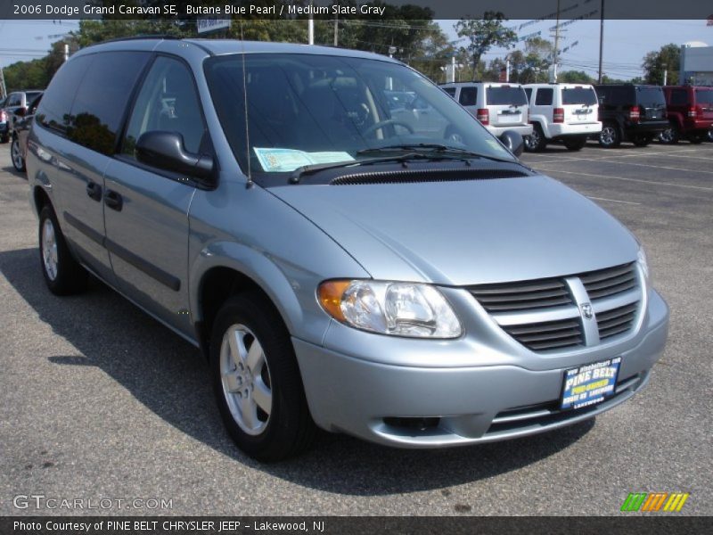 Butane Blue Pearl / Medium Slate Gray 2006 Dodge Grand Caravan SE