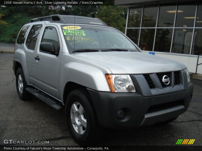 Silver Lightning Metallic / Steel/Graphite 2006 Nissan Xterra S 4x4