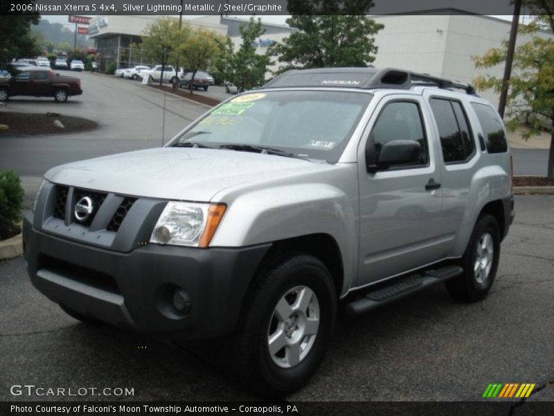 Silver Lightning Metallic / Steel/Graphite 2006 Nissan Xterra S 4x4