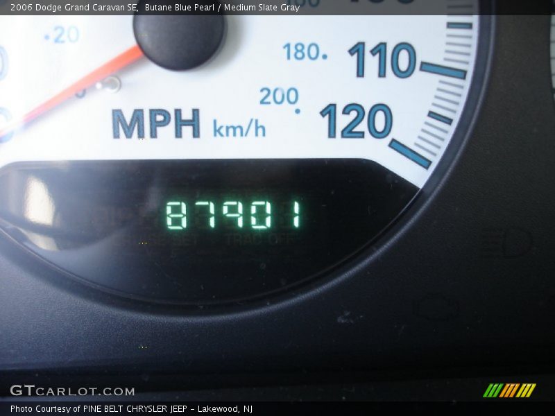 Butane Blue Pearl / Medium Slate Gray 2006 Dodge Grand Caravan SE