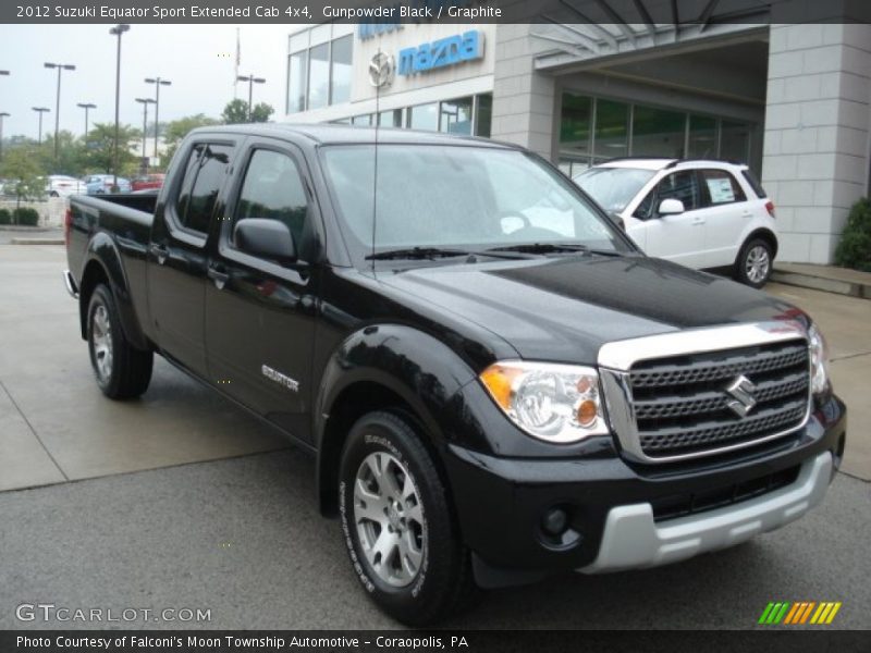 Gunpowder Black / Graphite 2012 Suzuki Equator Sport Extended Cab 4x4