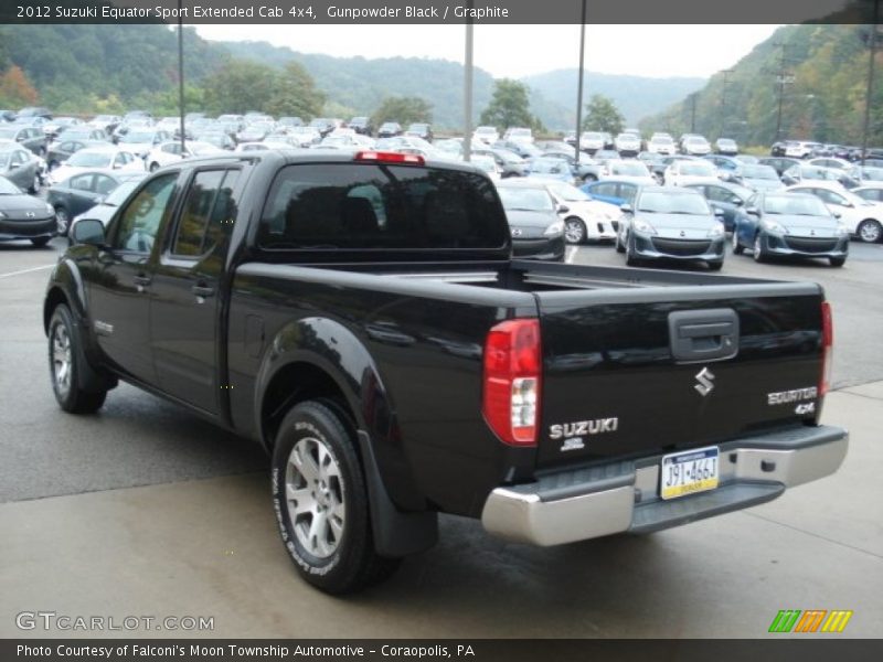 Gunpowder Black / Graphite 2012 Suzuki Equator Sport Extended Cab 4x4