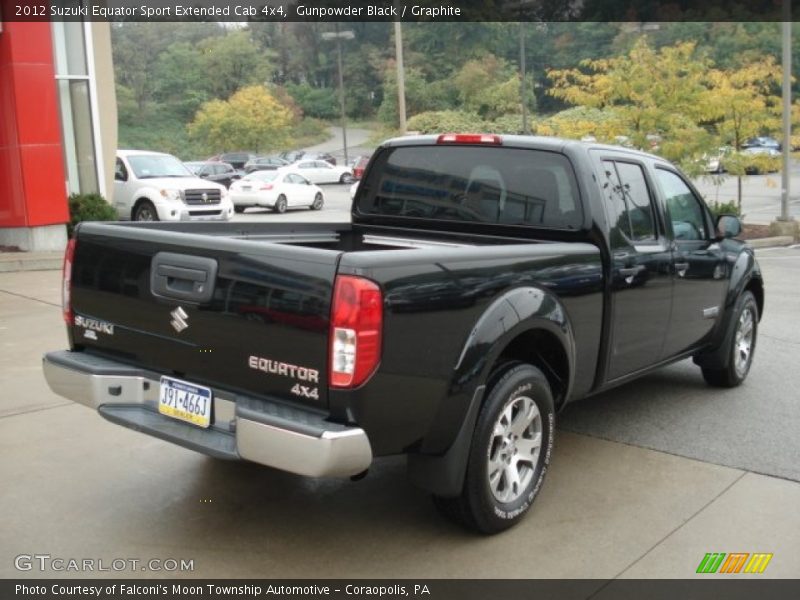Gunpowder Black / Graphite 2012 Suzuki Equator Sport Extended Cab 4x4