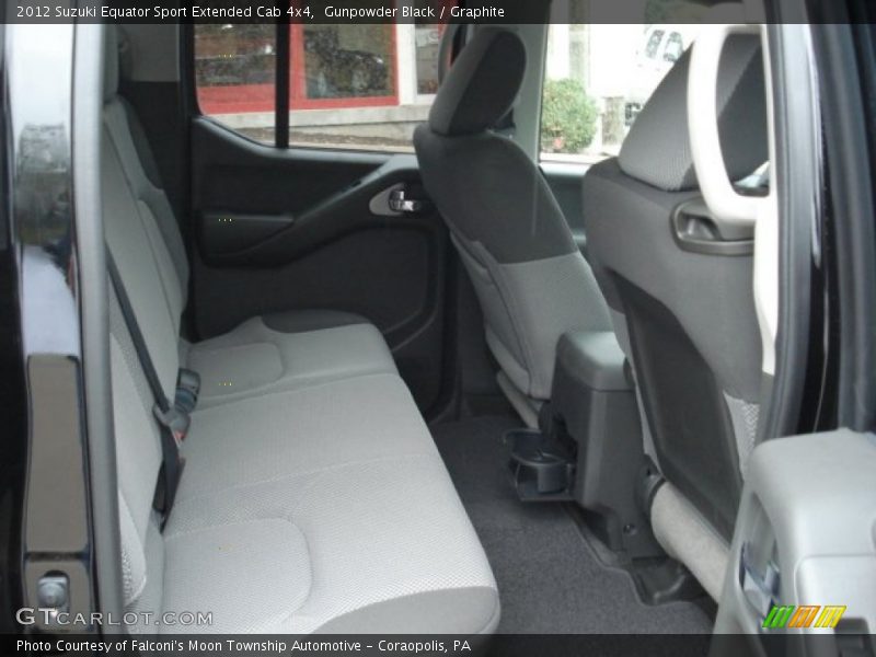 Rear Seat of 2012 Equator Sport Extended Cab 4x4