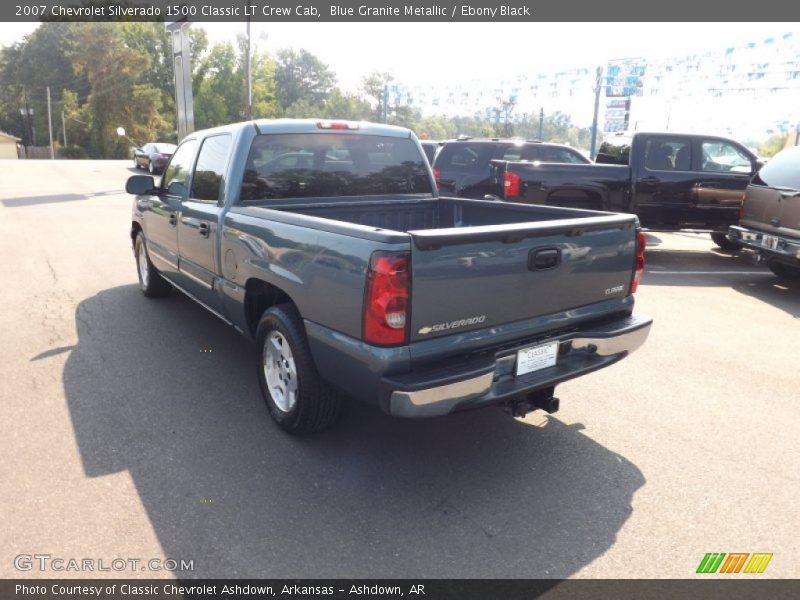 Blue Granite Metallic / Ebony Black 2007 Chevrolet Silverado 1500 Classic LT Crew Cab