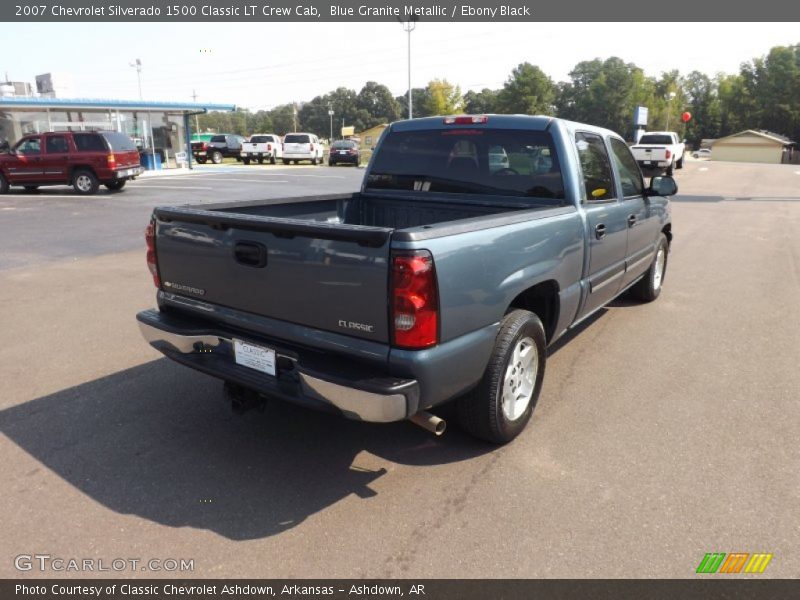 Blue Granite Metallic / Ebony Black 2007 Chevrolet Silverado 1500 Classic LT Crew Cab