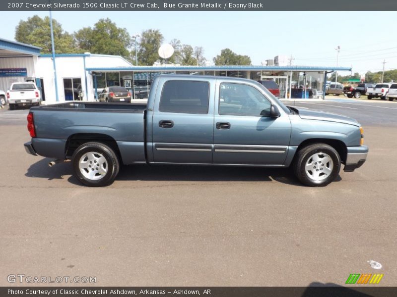 Blue Granite Metallic / Ebony Black 2007 Chevrolet Silverado 1500 Classic LT Crew Cab