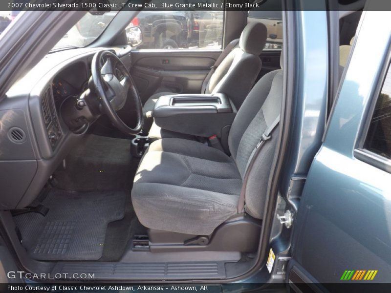 Blue Granite Metallic / Ebony Black 2007 Chevrolet Silverado 1500 Classic LT Crew Cab