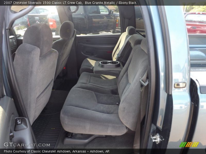 Blue Granite Metallic / Ebony Black 2007 Chevrolet Silverado 1500 Classic LT Crew Cab