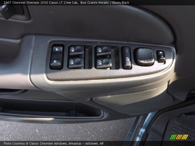 Blue Granite Metallic / Ebony Black 2007 Chevrolet Silverado 1500 Classic LT Crew Cab