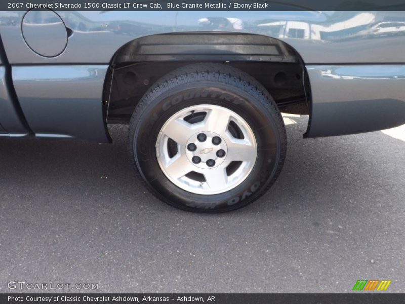 Blue Granite Metallic / Ebony Black 2007 Chevrolet Silverado 1500 Classic LT Crew Cab