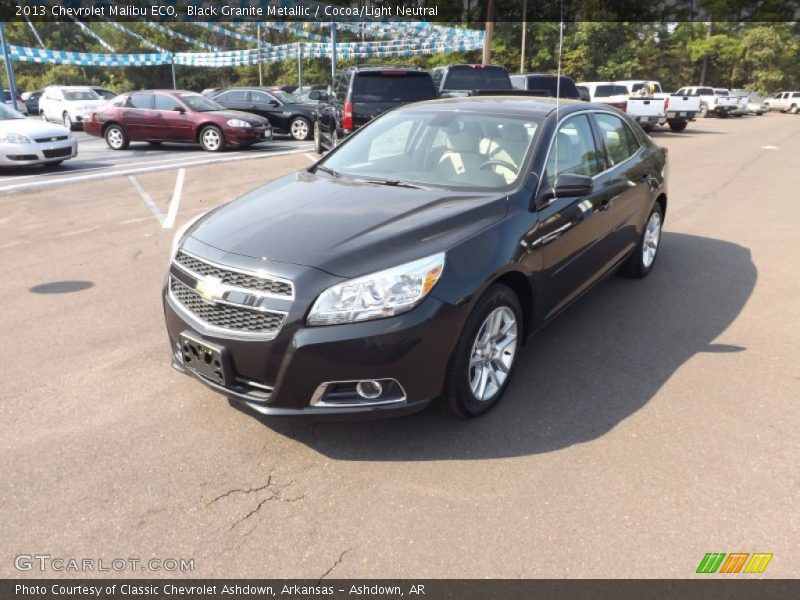 Black Granite Metallic / Cocoa/Light Neutral 2013 Chevrolet Malibu ECO