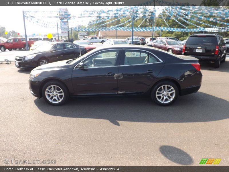 Black Granite Metallic / Cocoa/Light Neutral 2013 Chevrolet Malibu ECO