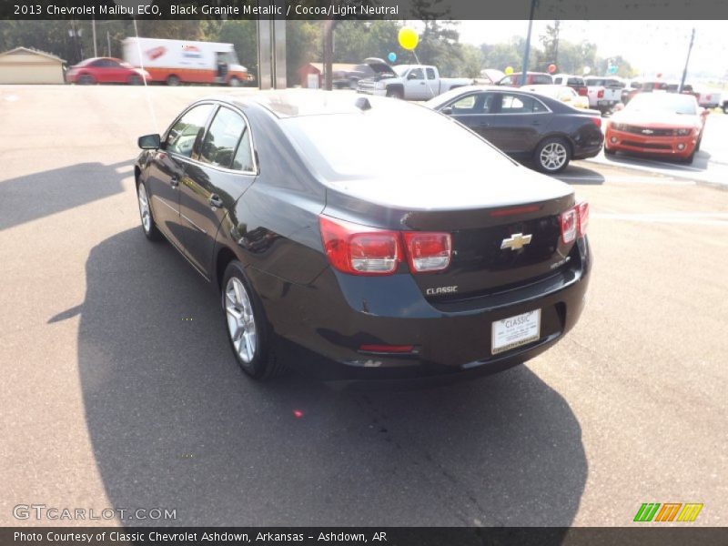 Black Granite Metallic / Cocoa/Light Neutral 2013 Chevrolet Malibu ECO