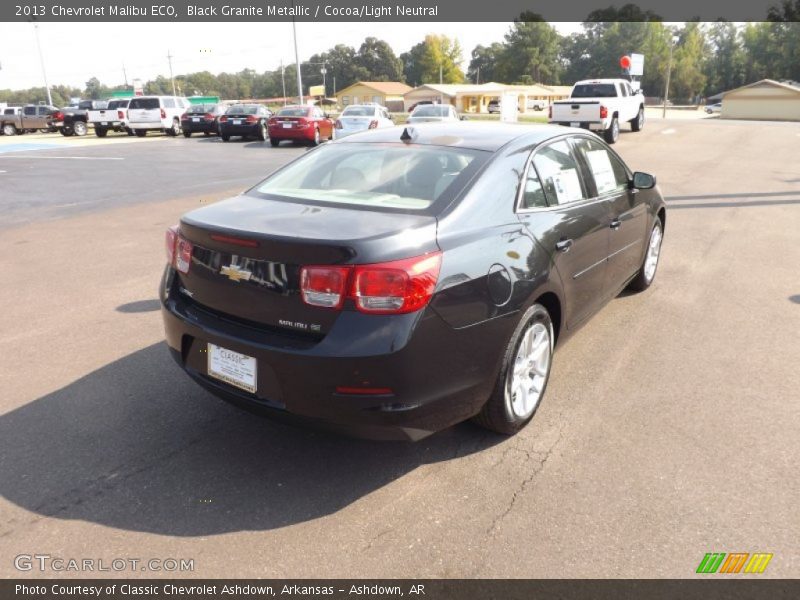 Black Granite Metallic / Cocoa/Light Neutral 2013 Chevrolet Malibu ECO
