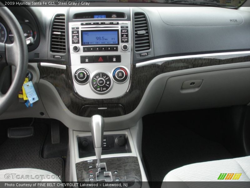Steel Gray / Gray 2009 Hyundai Santa Fe GLS