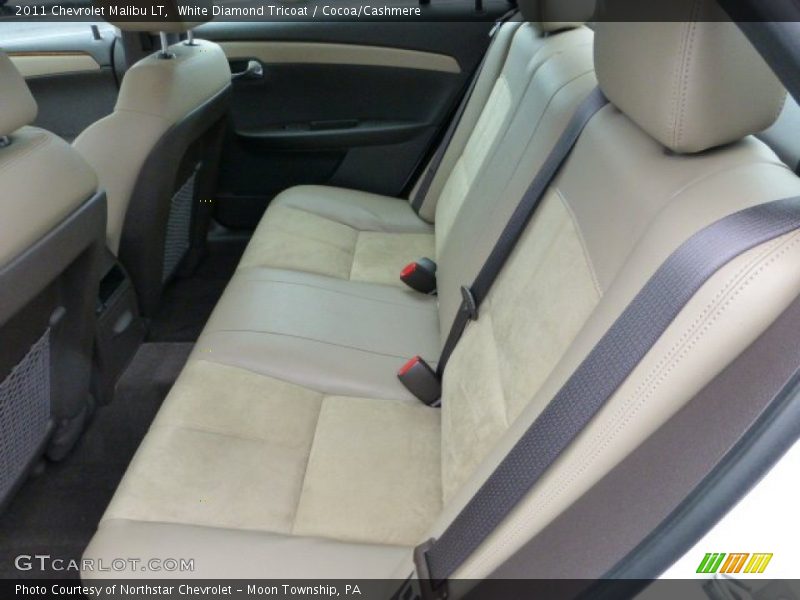 White Diamond Tricoat / Cocoa/Cashmere 2011 Chevrolet Malibu LT