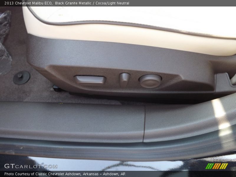 Black Granite Metallic / Cocoa/Light Neutral 2013 Chevrolet Malibu ECO