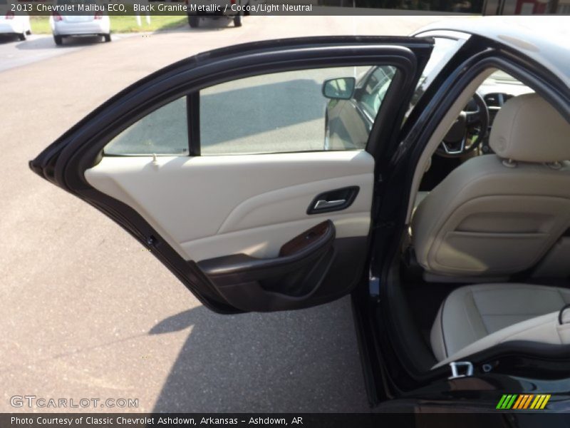 Black Granite Metallic / Cocoa/Light Neutral 2013 Chevrolet Malibu ECO
