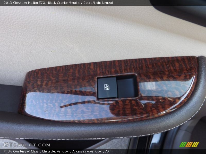 Black Granite Metallic / Cocoa/Light Neutral 2013 Chevrolet Malibu ECO