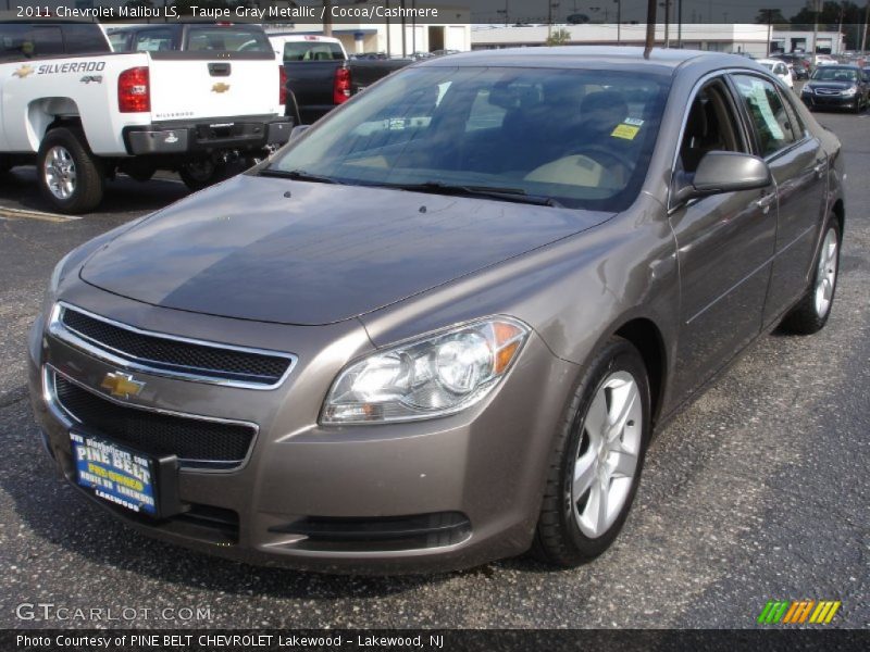 Taupe Gray Metallic / Cocoa/Cashmere 2011 Chevrolet Malibu LS