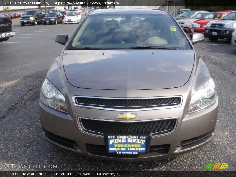 Taupe Gray Metallic / Cocoa/Cashmere 2011 Chevrolet Malibu LS