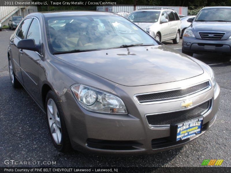 Taupe Gray Metallic / Cocoa/Cashmere 2011 Chevrolet Malibu LS