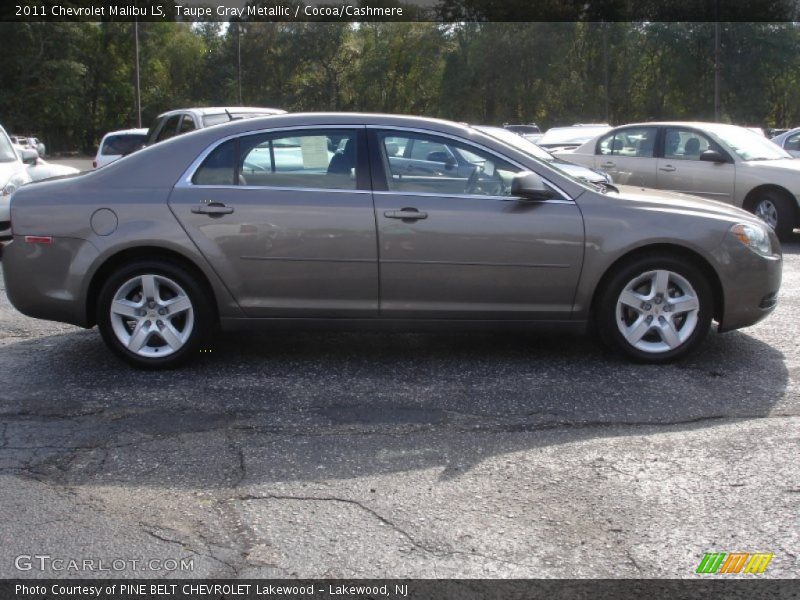 Taupe Gray Metallic / Cocoa/Cashmere 2011 Chevrolet Malibu LS
