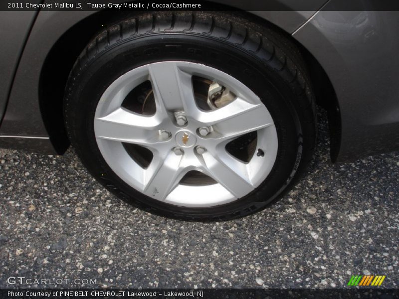 Taupe Gray Metallic / Cocoa/Cashmere 2011 Chevrolet Malibu LS