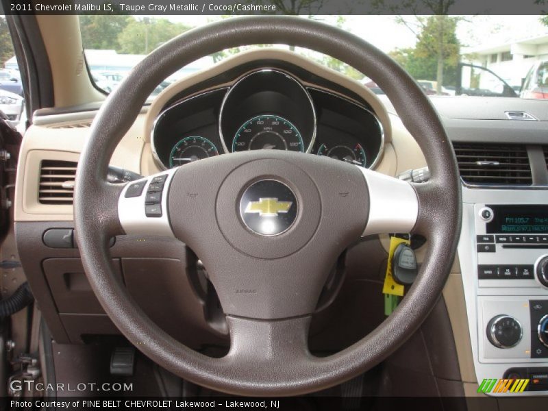 Taupe Gray Metallic / Cocoa/Cashmere 2011 Chevrolet Malibu LS