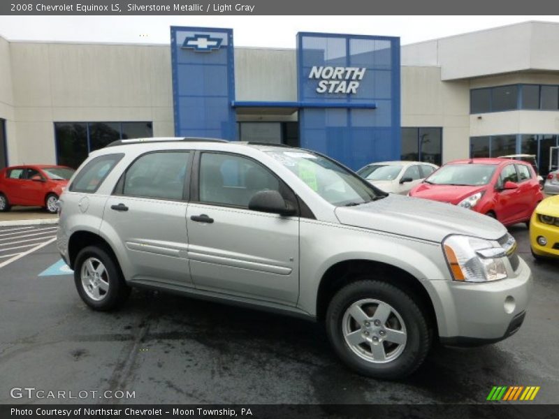 Silverstone Metallic / Light Gray 2008 Chevrolet Equinox LS