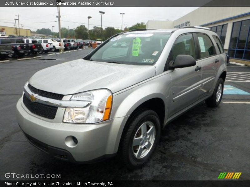 Silverstone Metallic / Light Gray 2008 Chevrolet Equinox LS