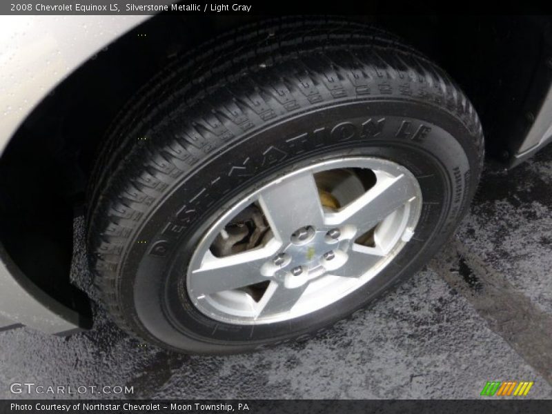 Silverstone Metallic / Light Gray 2008 Chevrolet Equinox LS