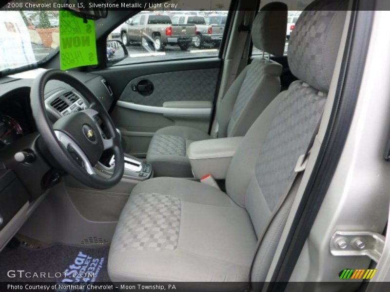 Silverstone Metallic / Light Gray 2008 Chevrolet Equinox LS