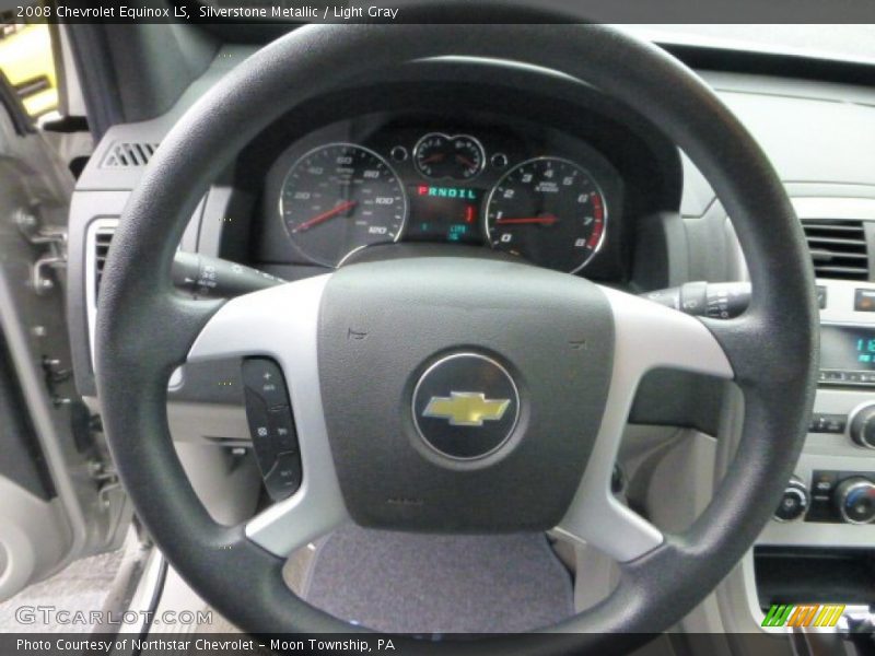 Silverstone Metallic / Light Gray 2008 Chevrolet Equinox LS