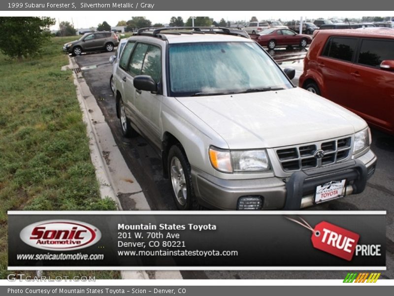 Silverthorn Metallic / Gray 1999 Subaru Forester S