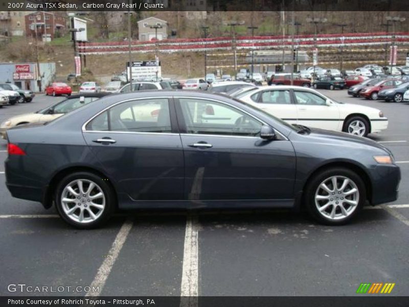 Carbon Gray Pearl / Quartz 2007 Acura TSX Sedan