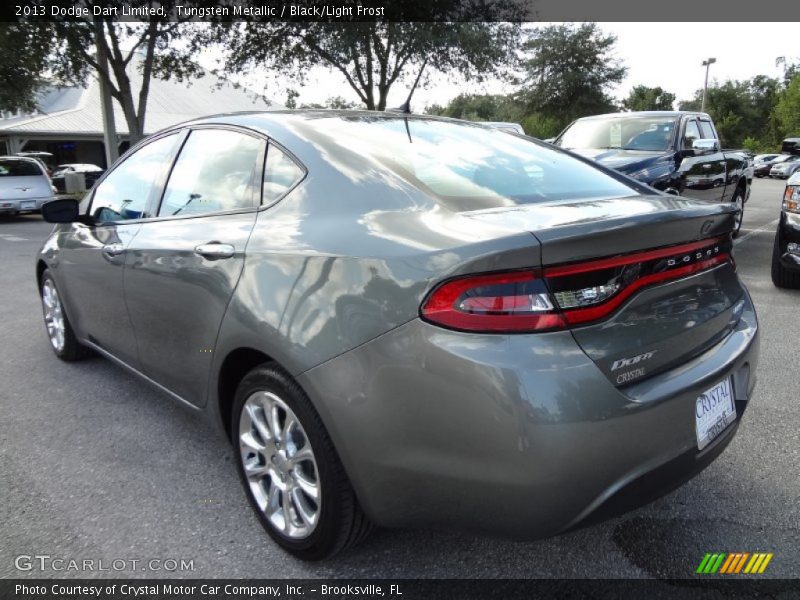 Tungsten Metallic / Black/Light Frost 2013 Dodge Dart Limited