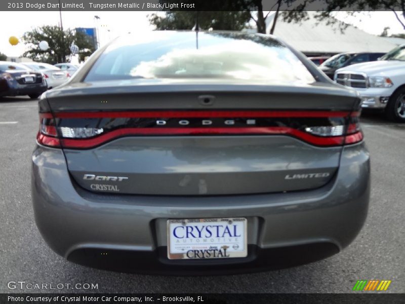 Tungsten Metallic / Black/Light Frost 2013 Dodge Dart Limited