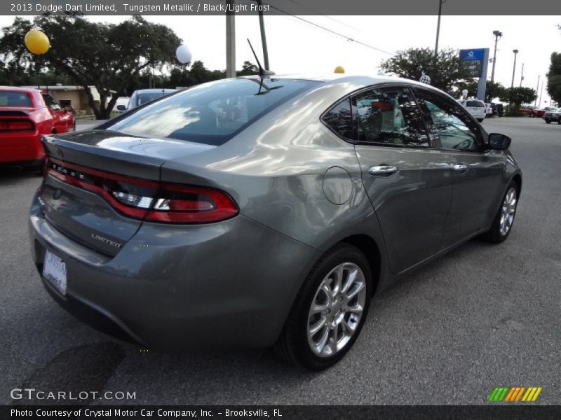 Tungsten Metallic / Black/Light Frost 2013 Dodge Dart Limited