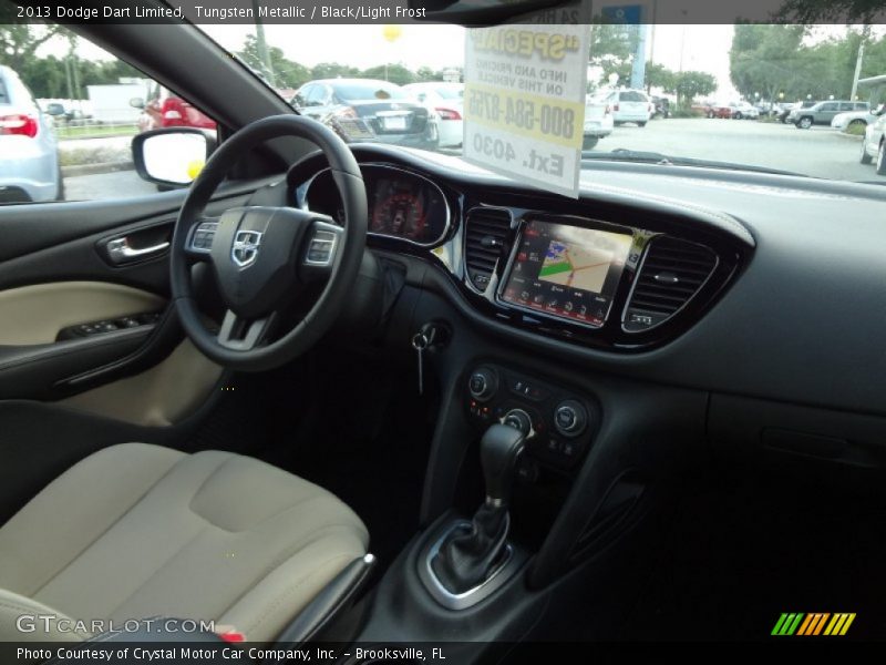 Tungsten Metallic / Black/Light Frost 2013 Dodge Dart Limited