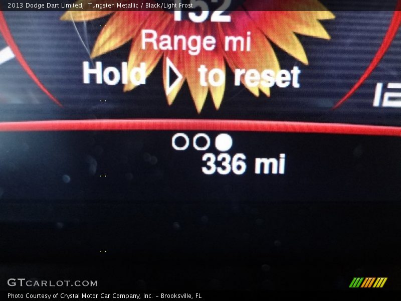 Tungsten Metallic / Black/Light Frost 2013 Dodge Dart Limited