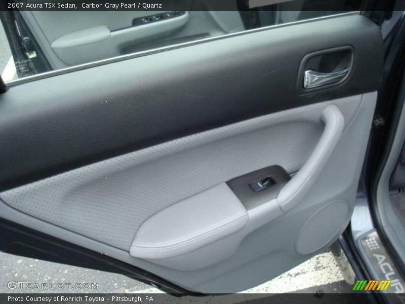 Carbon Gray Pearl / Quartz 2007 Acura TSX Sedan