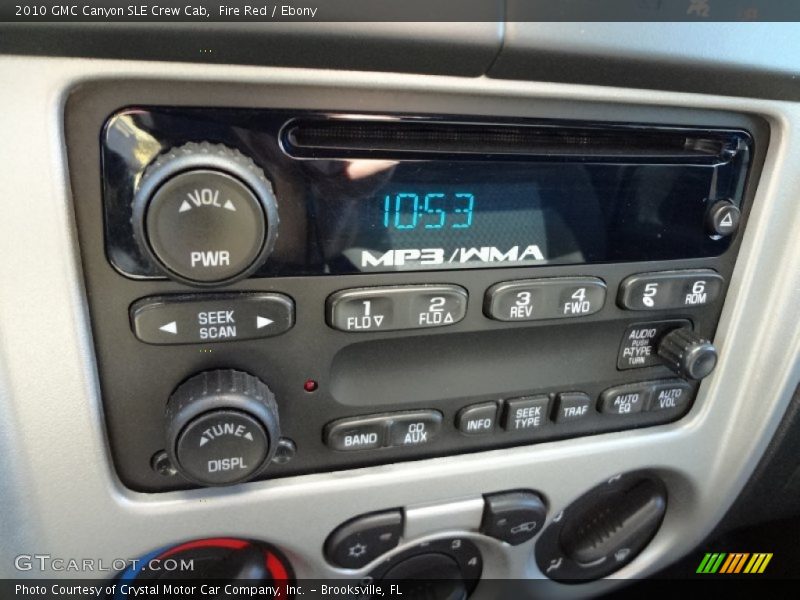 Fire Red / Ebony 2010 GMC Canyon SLE Crew Cab